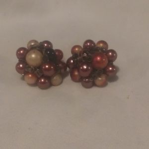 50's clip on Earrings